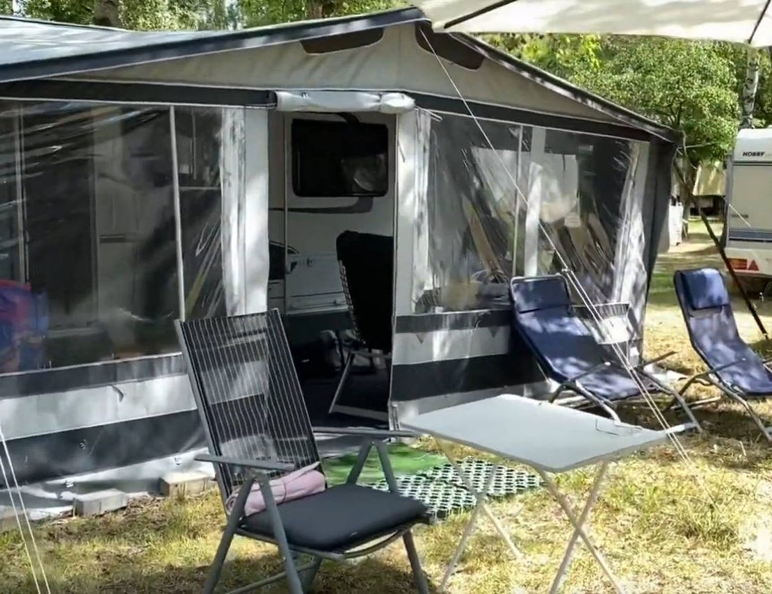 Naturcamp Pruchten Wohnwagen