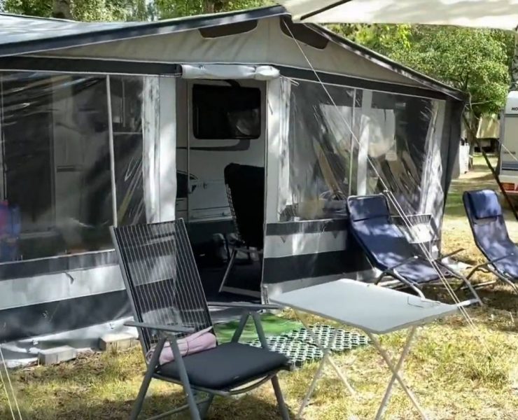 Naturcamp Pruchten Wohnwagen