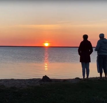 Sonnenuntergang Bodden