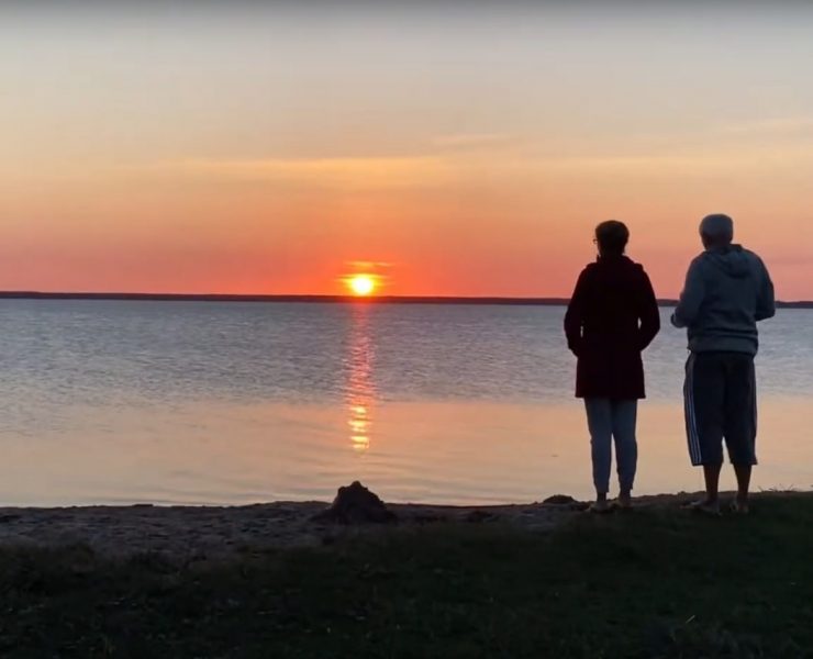 Sonnenuntergang Bodden