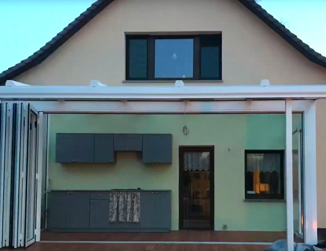 wintergarten kuechenzeile