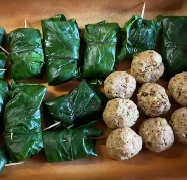 Gefüllte Kohlrabiblätter Rezeptidee