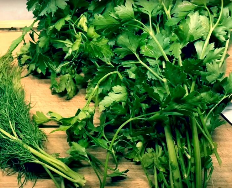 Petersilien Zitronen Pesto selber machen