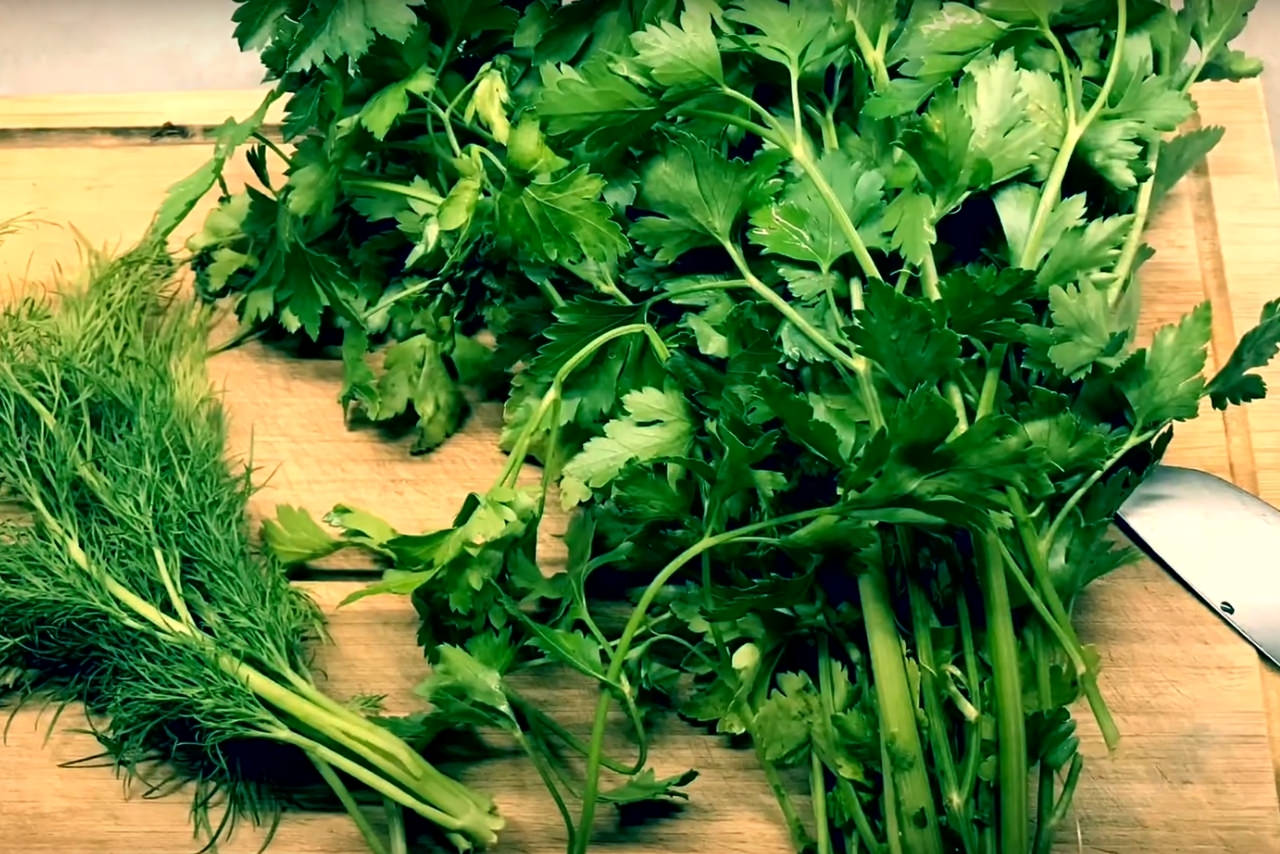 Petersilien Zitronen Pesto selber machen