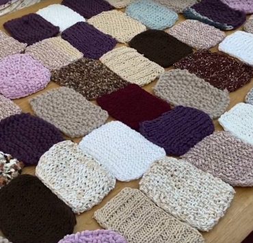 Donja Claudia Patchwork Strickdecke